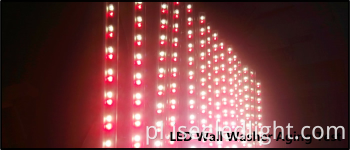 Podkładka ścienna w kolorze czerwonym Red Color wall washer outdoor